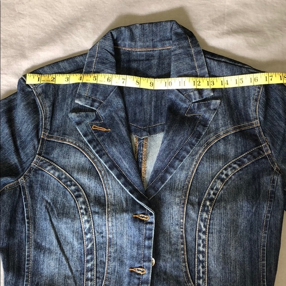 VINTAGE Y2K ODYQ JEANS JEAN JACKET - Picture 6 of 8
